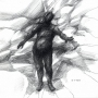 Figure in black