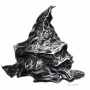 Black plastic bag